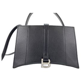 Bolso de hombro Balenciaga Hourglass en negro