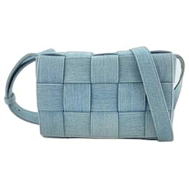 Borsa a tracolla Bottega Veneta Cassette - Blue