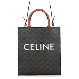 Céline Borsa a mano in pelle Celine Triomphe Small Vertical Cabas