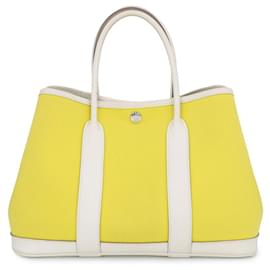 Borsa Garden Tote Hermes in Lime - Hermès