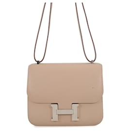 Hermes Mini Constance 3 Schultertasche aus Swift-Leder Argile - Hermès