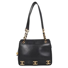 Bolso Tote Chanel con cadena negro
