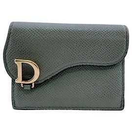 Cartera compacta Saddle Christian Dior