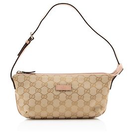 Pochette Clásica Gucci GG Canvas