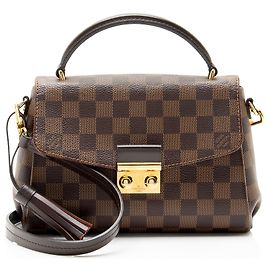 Borsa a tracolla Louis Vuitton Damier Ebene Croisette