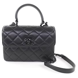Borsa a tracolla Chanel Trendy CC in pelle di agnello