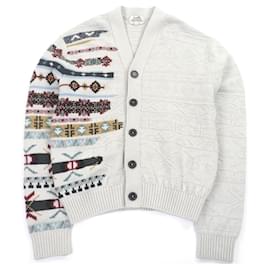 Hermès Hermes Chimayo Ortega Muster Wollcardigan M