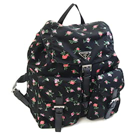 Prada Rucksack mit Blumenmuster