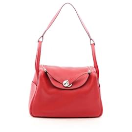 Hermes Lindy 30 Vermilion Schultertasche - Hermès