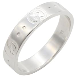 Gucci Icon Band Ring aus 18K Weißgold