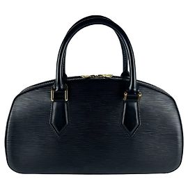 Bolsa de mão Louis Vuitton em couro Epi