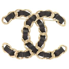 Chanel Coco Mark Brosche mit Kettenmotiv