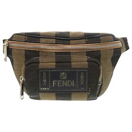 Borsa Sling Fendi in tela Pequin