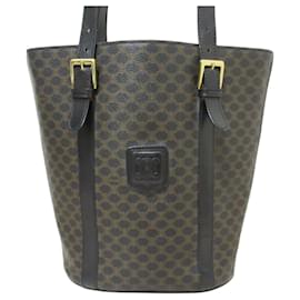 Bolso Tote Bucket CELINE Black Macadam - Céline