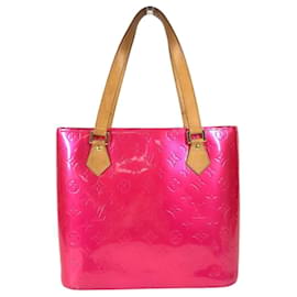 Louis Vuitton Monogram Vernis Houston Tasche in Fuchsia Pink