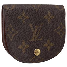 LOUIS VUITTON Monogram Porte Monnaie Guze Coin Purse M61970 LV Auth 194477A