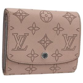 LOUIS VUITTON Mahina Portefeuille Iris Compact Wallet Pink M82757 Auth 194235A