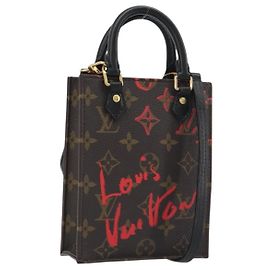 LOUIS VUITTON Monogram Fall in Love Petit Sac Plat Bag 2way M80839 Auth 192433M