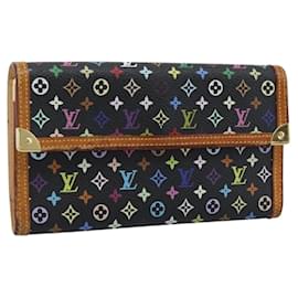 LOUIS VUITTON Monogram Multicolor Porte Tresor International M92658 Auth 194312A - Louis Vuitton