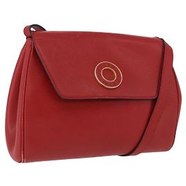 Céline Borsa a tracolla CELINE in pelle rossa e oro Auth 196766A