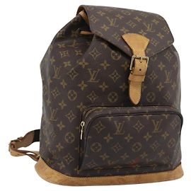 LOUIS VUITTON Monogram Montsouris GM Rucksack M51135 LV Auth 195722