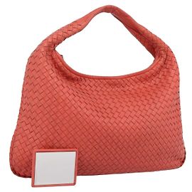 Borsa a tracolla Hobo BOTTEGA VENETA INTRECCIATO in pelle rosa 115654 Auth ka5654V