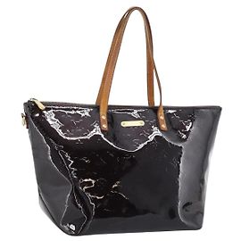 Borsa Tote LOUIS VUITTON Monogram Vernis Bellevue GM Amarante M93589 Auth BA14199