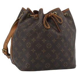 LOUIS VUITTON Monogram Petit Noe Shoulder Bag M42226 LV Auth 196026