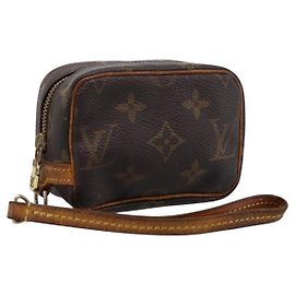 LOUIS VUITTON Monogram Trousse Wapity Pouch M58030 LV Auth 195528
