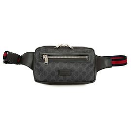 Borsa cintura Gucci GG Supreme Web Night Courrier Nera