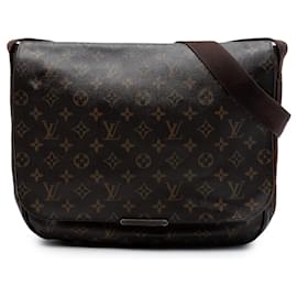 Borsa a tracolla Louis Vuitton Monogram Beaubourg Messenger MM Marrone