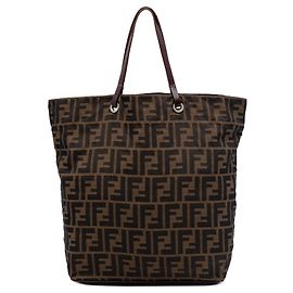 Tote Fendi Zucca Canvas marrone