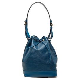 Sac seau Louis Vuitton Epi Noe GM Bleu