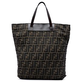 Borsa Tote Fendi Zucca Canvas Marrone