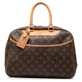 Borsa a mano Louis Vuitton Monogram Deauville Marrone