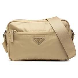 Borsa Camera Prada Tessuto Beige
