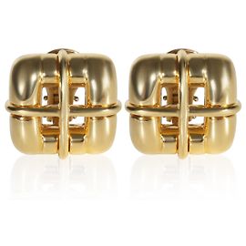 Pendientes Tiffany & Co. Biscayne cuadrados en oro amarillo