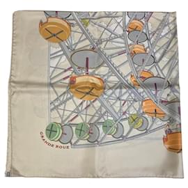 Foulard in seta Hermes Grande Roue Ferris Wheel Carré 90 - Hermès