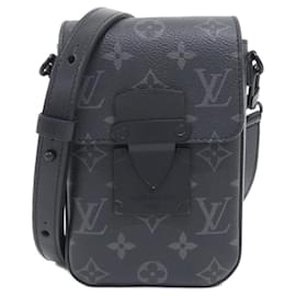 Portafoglio Vertical Wearable S-Lock Monogram Eclipse Louis Vuitton