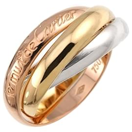 Cartier Trinity Ring aus Weißgold Gelbgold und Roségold