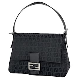 Borsa a tracolla Fendi in tela con motivo Zucchino
