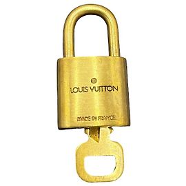 Louis Vuitton Padlock and Key Logo Metal medium
