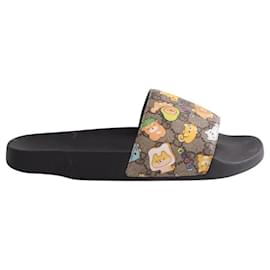 Gucci Black Rubber Sandals