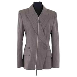 Blazer Louis Vuitton de lana gris