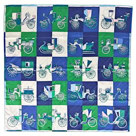 Hermès Hermes Carre 90 Voitures Exquises Foulard di seta