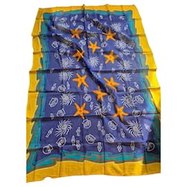 Pareo Molinard in cotone motivo stelle marine - Autre Marque