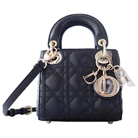 Borsa micro Lady Dior nera