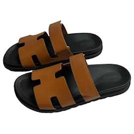 Sandales Hermès Chypre en cuir