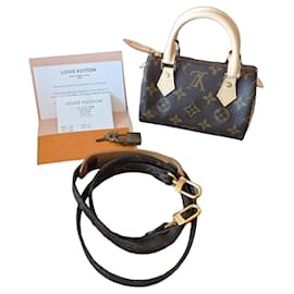 Louis Vuitton Mini Borsa Nano Speedy Monogram Canvas completamente rinnovata