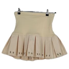 Minifalda GLOWNY beige de algodón - Autre Marque